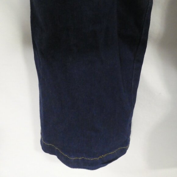 DYNAMITE | size 7 | Dark Blue Denim | Slit Bottoms | Made In Canada - Picture 15 of 16